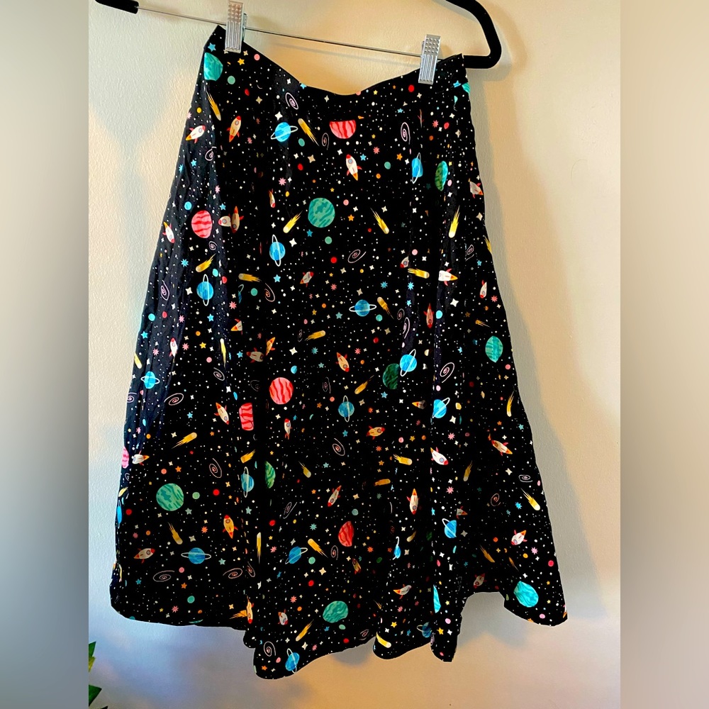 Magnolia Place Space Swing Skirt